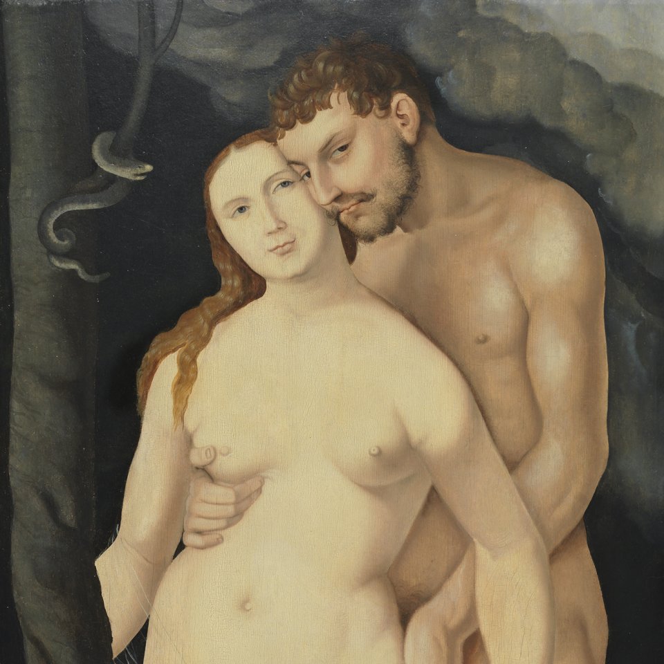 Adán y Eva. Hans Baldung grien