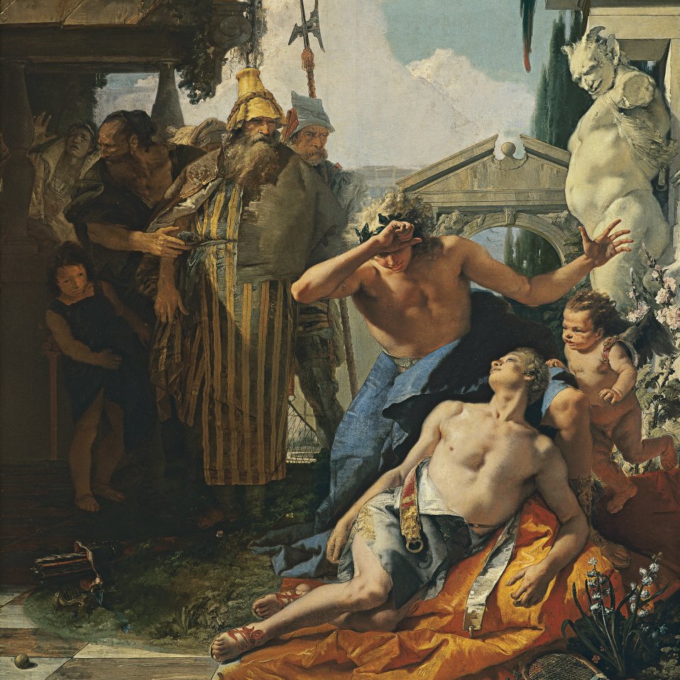 La muerte de Jacinto. Giambattista Tiepolo