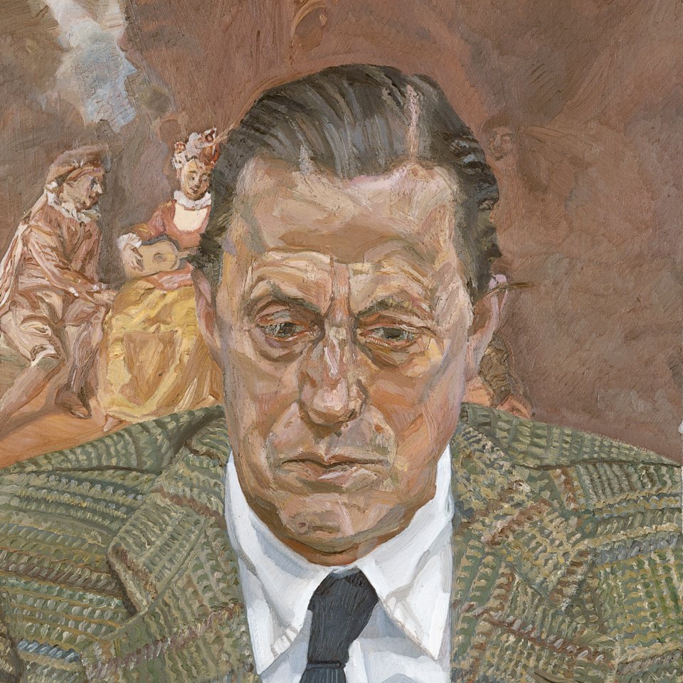 Retrato del barón H. H. Thyssen-Bornemisza. Lucian Freud