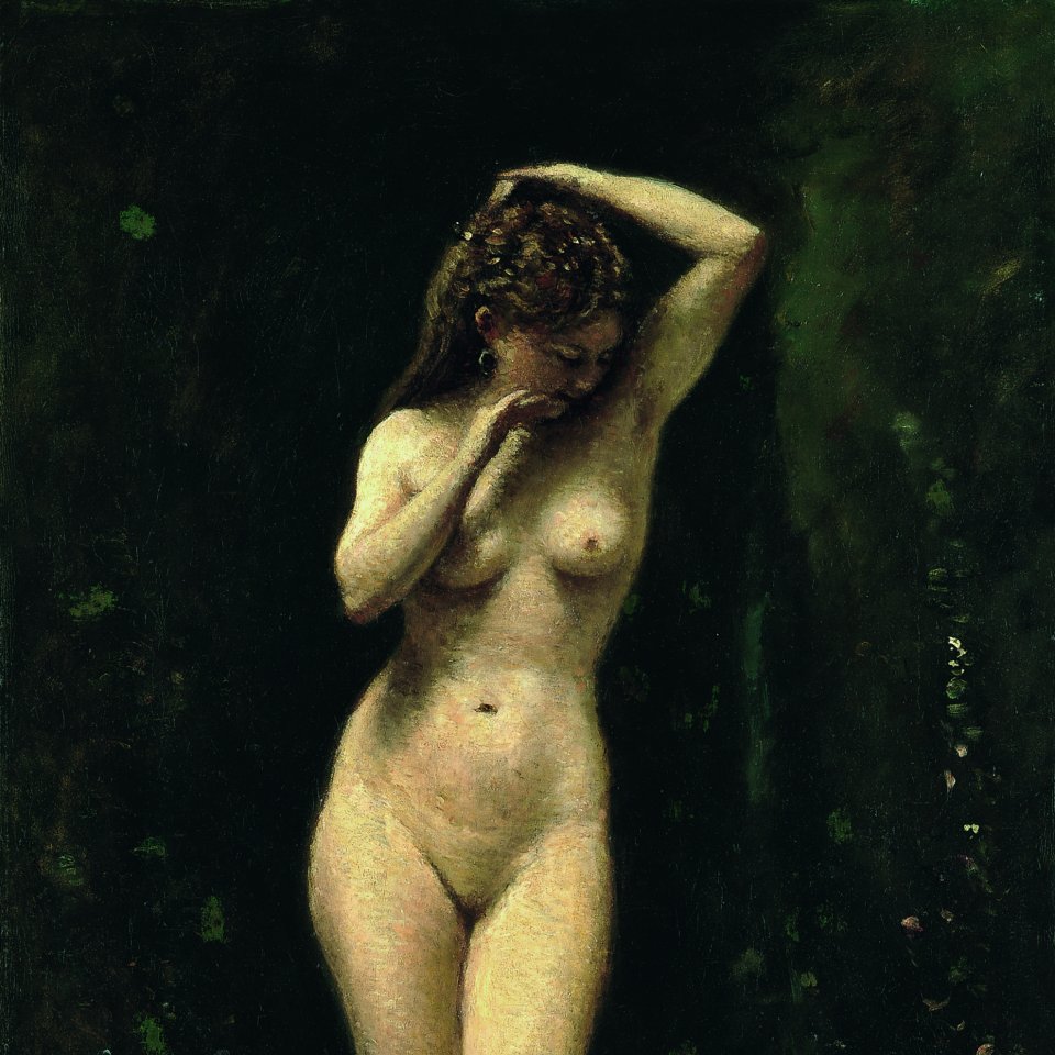El baño de Diana (La Fuente). Jean-Baptiste-Camille Corot