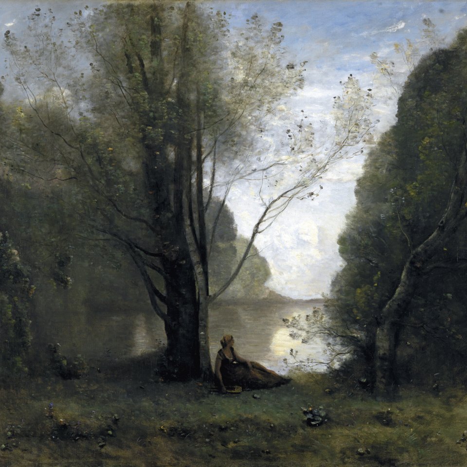 La Soledad. Recuerdo de Vigen, Limusín. Jean-Baptiste-Camille Corot