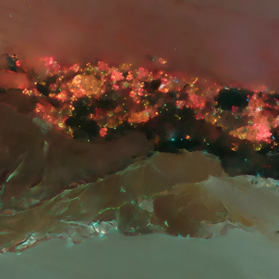 Visible image obtained under an optical microscope of the cross section of the microsample taken with a micropunch from the painting “At the Milliner's” by Degas