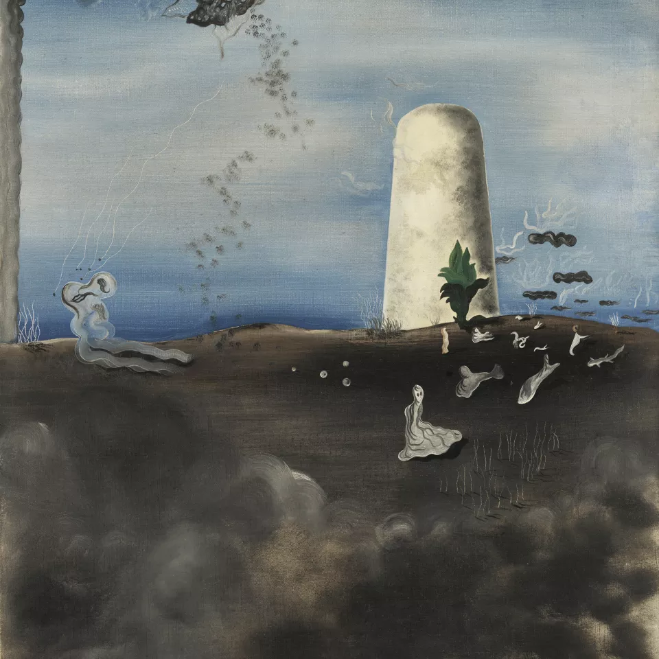 La muerte acechando a su familia. Yves Tanguy Surrealismo en el arte