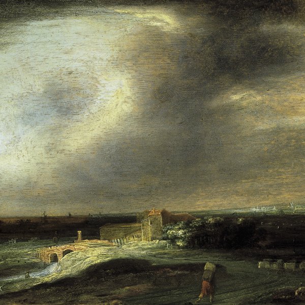 Landscape with a Distant Town