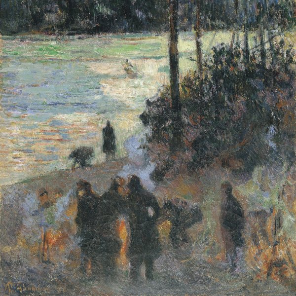The Fire at the River Bank