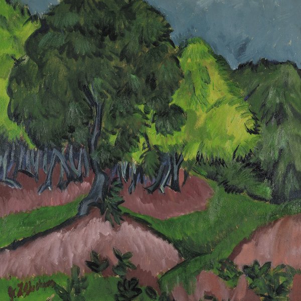 Landscape with Chestnut Tree