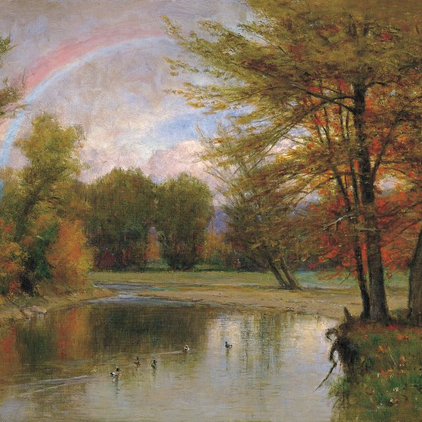 El arco iris, otoño, Catskill