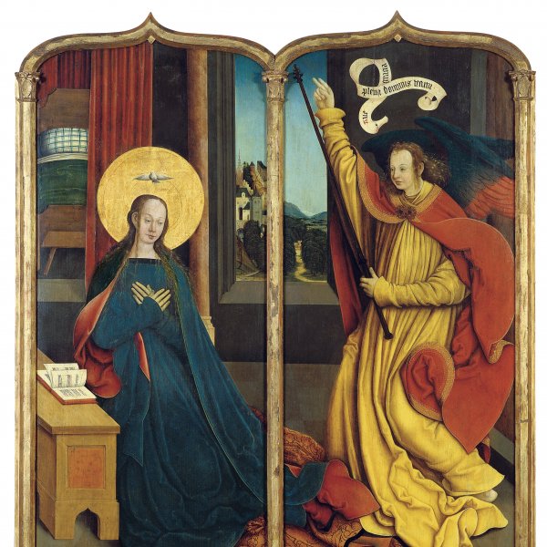 La Virgen de la Anunciación / El ángel de la Anunciación (anverso)