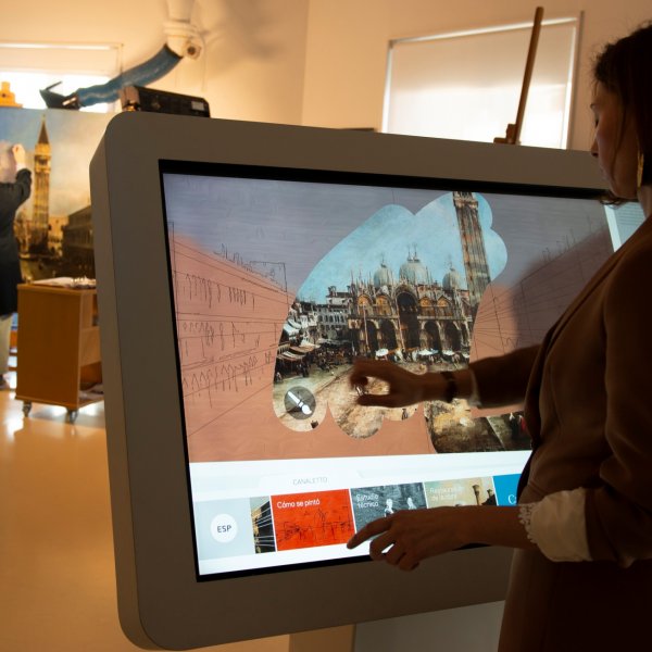 Estudio técnico y de restauración de La plaza de San Marcos en Venecia, de Canaletto
