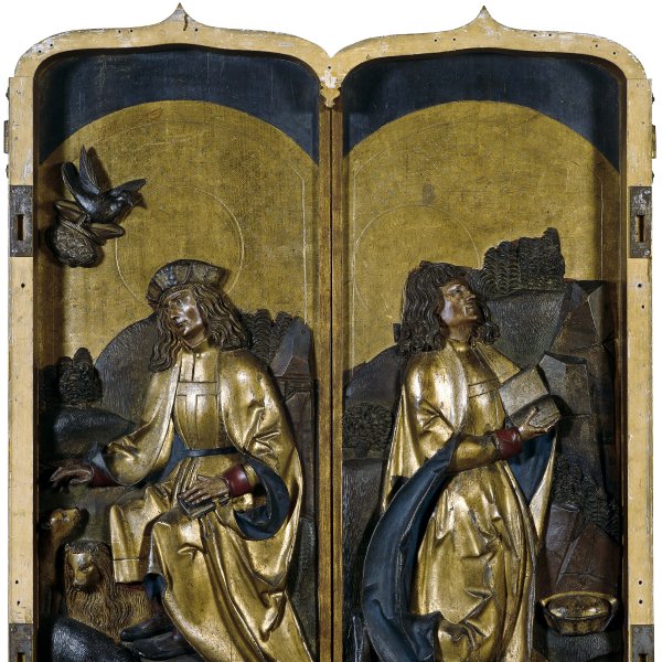 Saint Paul and Saint Anthony the Hermit (reverse)