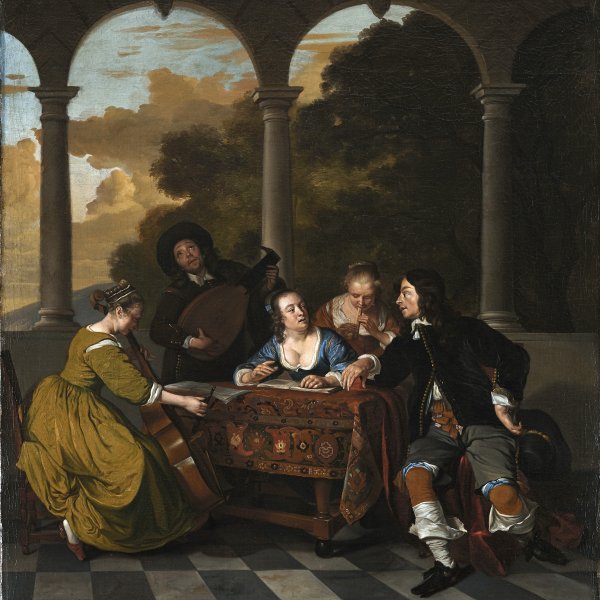 Group of Musicians. Grupo de músicos, c. 1650