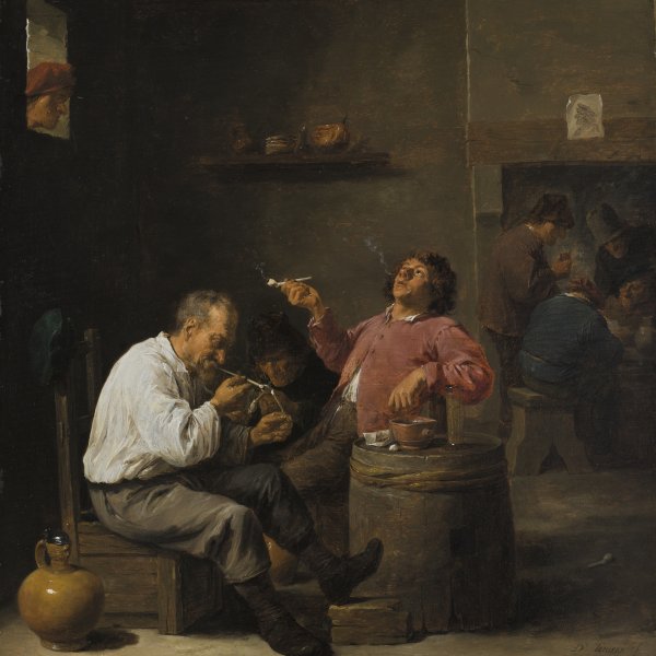 Smokers in an Interior