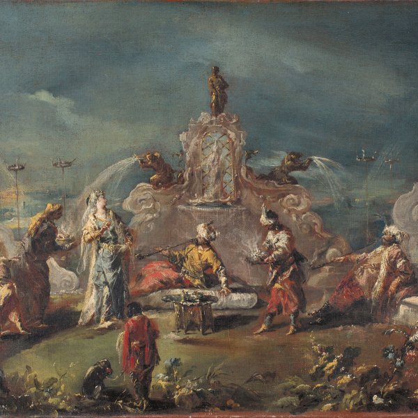 Scene in the Garden of a Seraglio