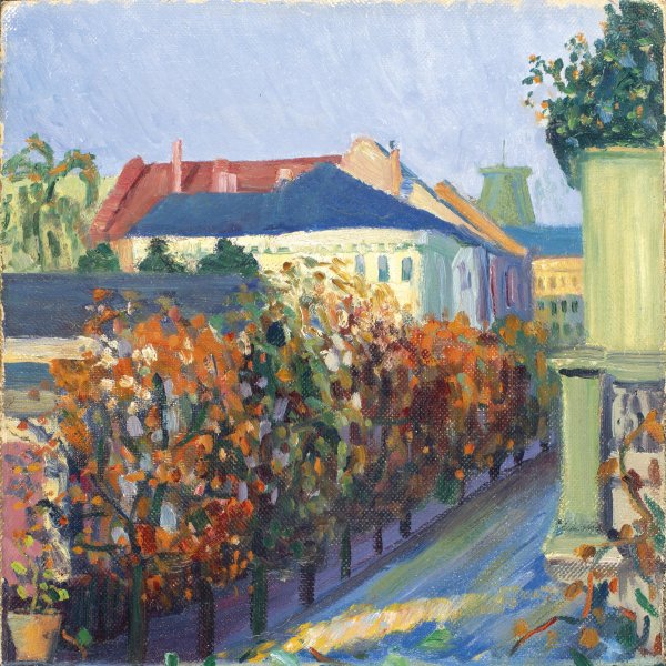 Vista desde la casa del hermano de la artista, Bonn