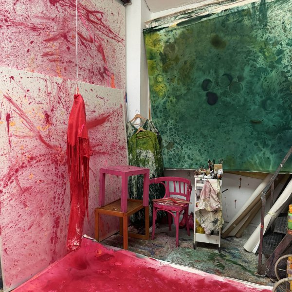 Today we’re going to… Carlota Pérez de Castro studio visit