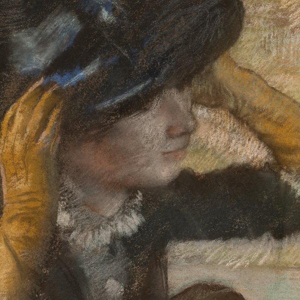 Edgar Degas. En la sombrerería