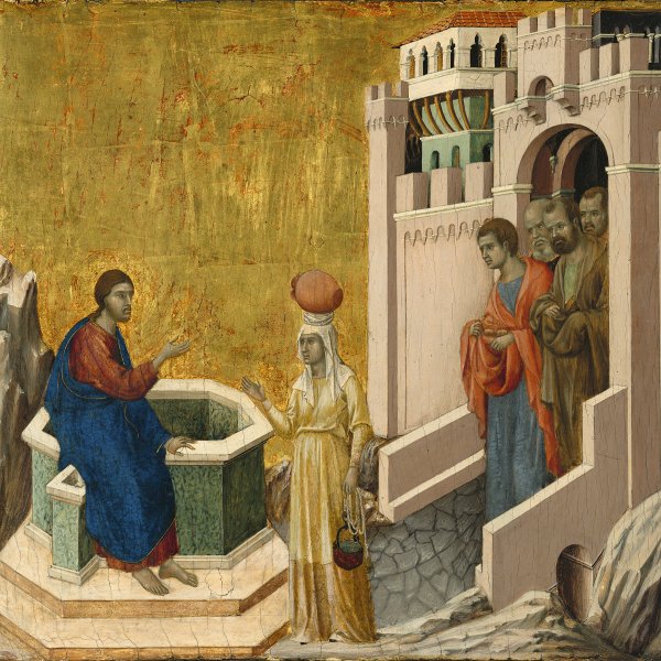 Christ and the Samaritan Woman. Cristo y la samaritana, 1310-1311