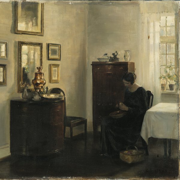 Woman with Fruit Bowl