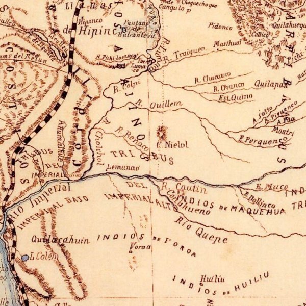 Mapa Arauco y Valdivia (detalle) Mapa Arauco y Valdivia (detalle)