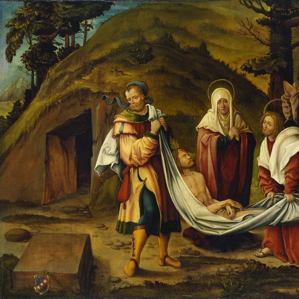 Christ's body carried to the Tomb
