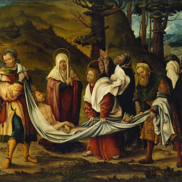 Christ&#039;s body carried to the Tomb