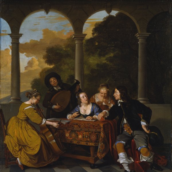 Group of Musicians. Grupo de músicos, c. 1650