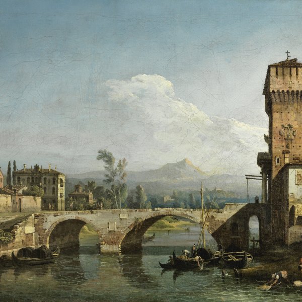 Capriccio with a River and Bridge