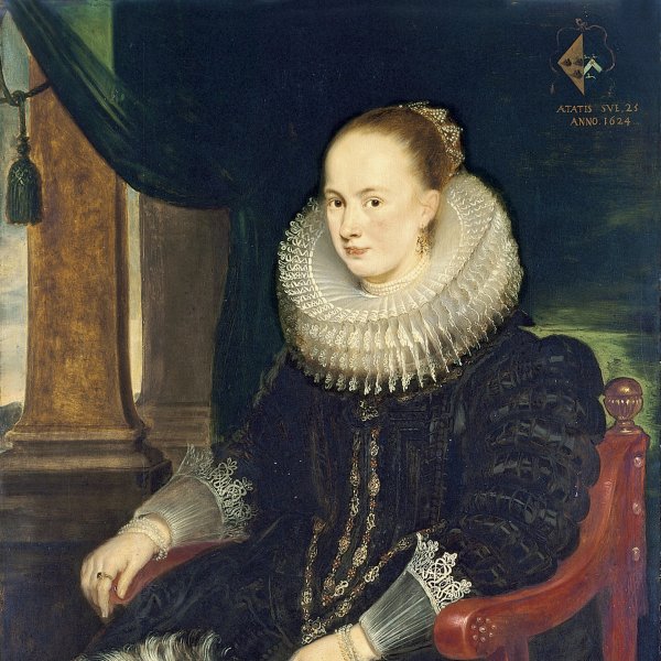 Retrato de Antonia Canis. Cornelis de Vos