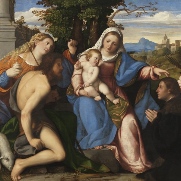 The Virgin and Child with Saints and a Donor