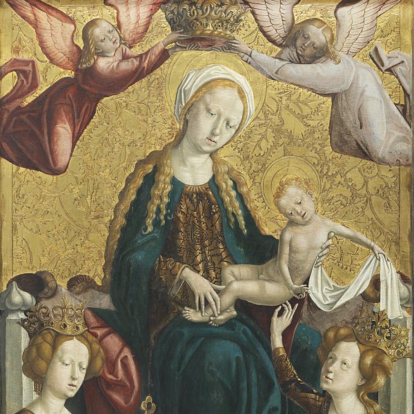 La Virgen y el Niño con las santas Margarita y Catalina