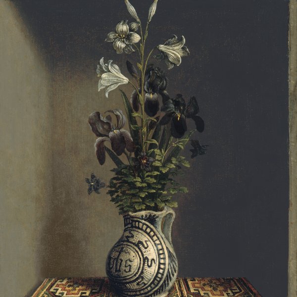Flowers in an Jug (verso)