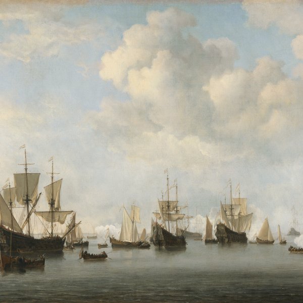 La flota holandesa en de Goeree