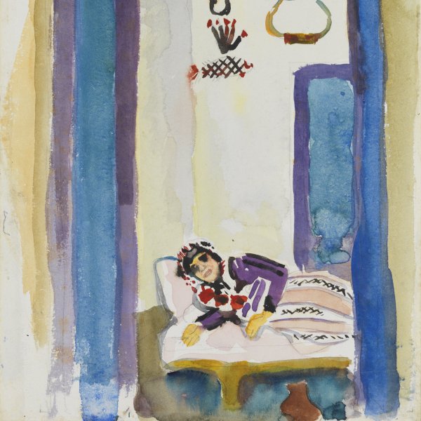 Group of Houses in Spring - Itten, Johannes. Museo Nacional