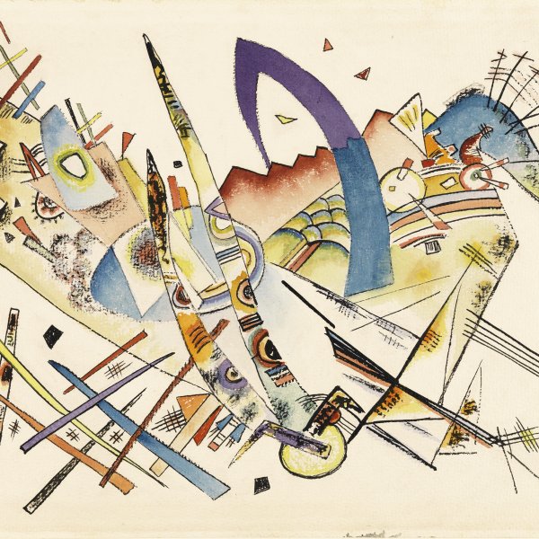 Delicate Tension. No. 85 - Kandinsky, Wassily. Museo Nacional