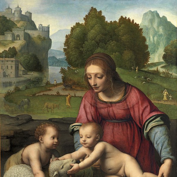 La Virgen con el Niño y san Juanito