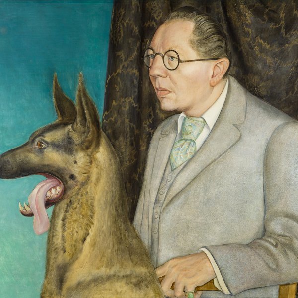 Hugo Erfurth with Dog