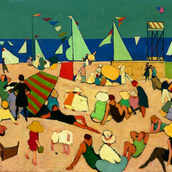 Bañistas en la playa