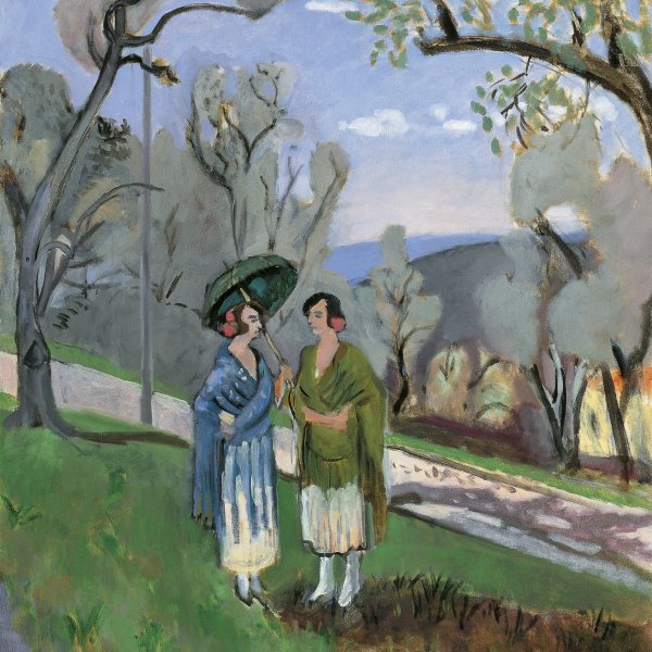 Conversation under the Olive Trees