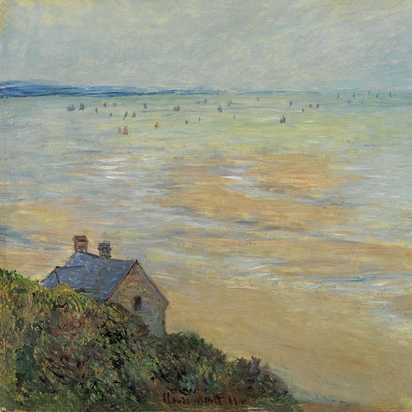 The Hut in Trouville, Low Tide