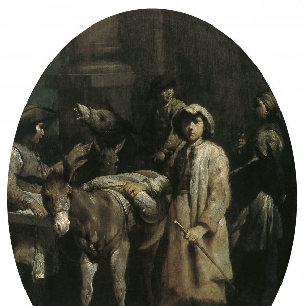Peasants with Donkeys