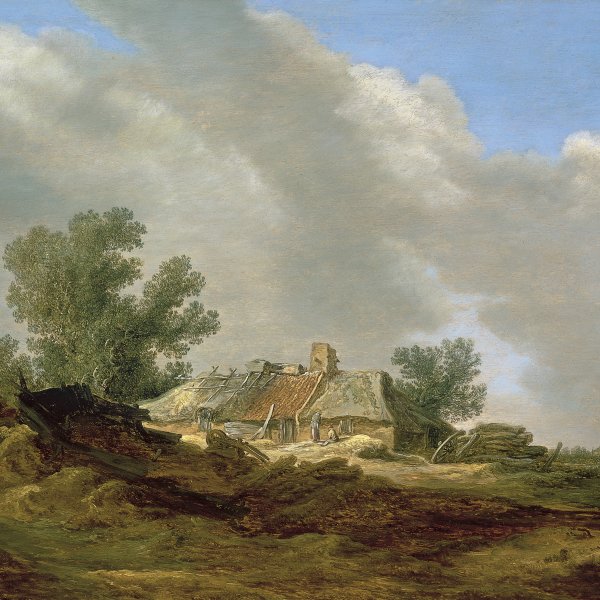 Dune Landscape with Cottage and Figures