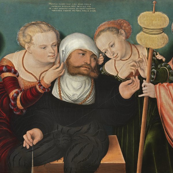 Hans Cranach. Hércules en la corte de Onfalia
