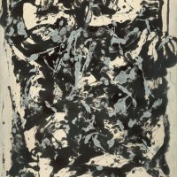 Marrón y plata I. Jackson Pollock