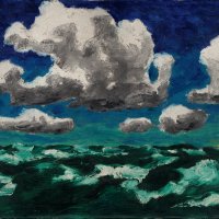 Summer Clouds. Emil Nolde, Nubes de verano, 1913