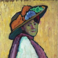 Gabriele Münter. Retrato de Marianne von Werefkin, 1909