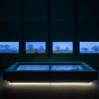 John Akomfrah. Canto VII, Listening All Night To The Rain. British Pavilion 2024. Image by Jack Hems.