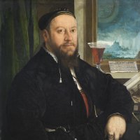 Portrait of Matthäus Schwarz. Retrato de Matthäus Schwarz, 1542