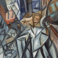 Man on the Street (Analysis of Volumes). Hombre en la calle (Análisis de volúmenes), 1913