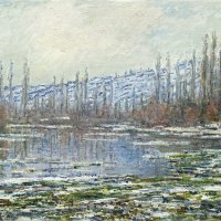 El deshielo en Vétheuil. Claude Monet