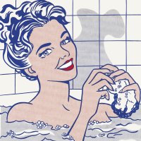 Mujer en el baño. Roy Lichtenstein